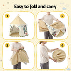 Keezi Castle Play Tent with Carry Bag