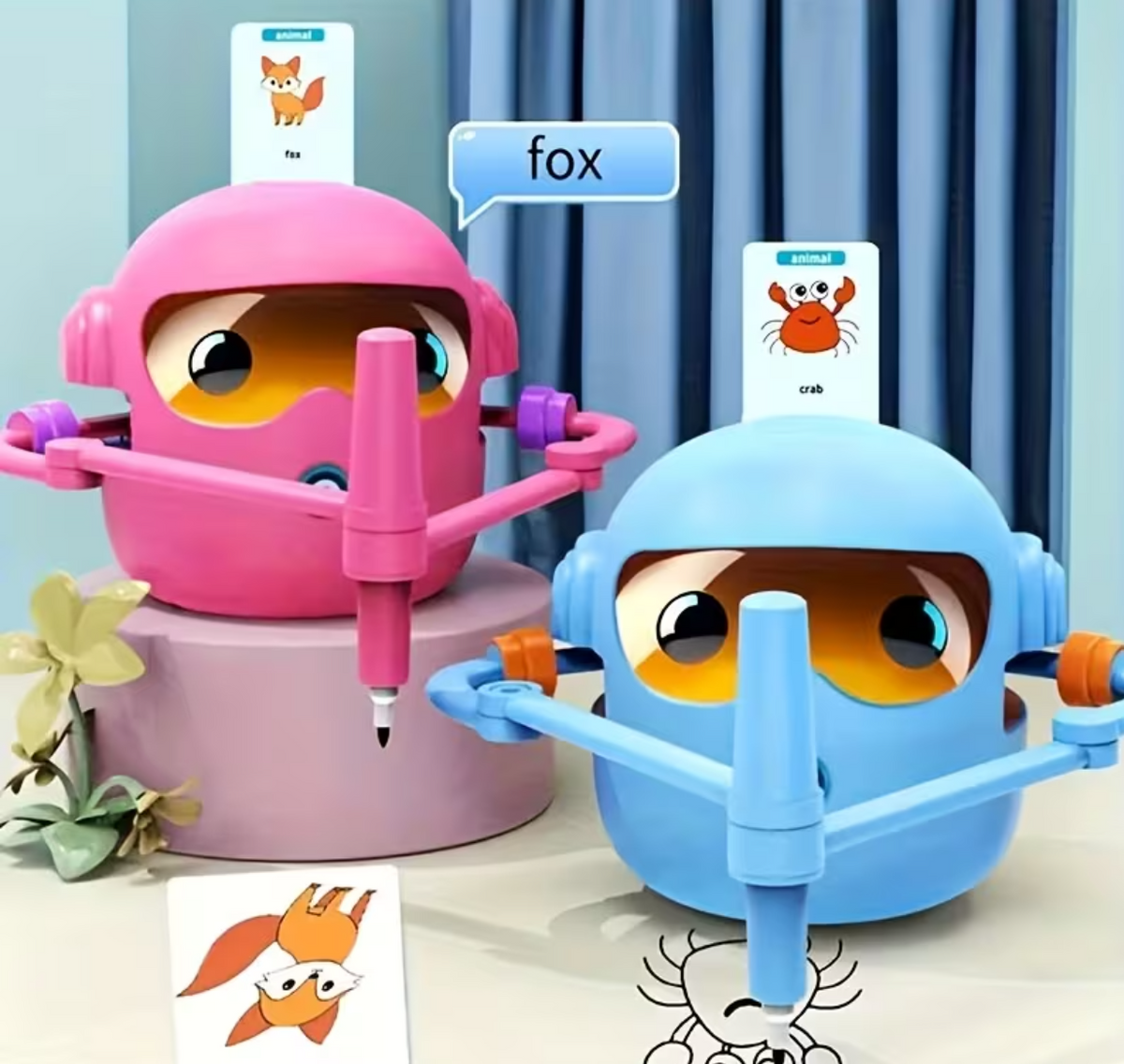 Kids Automatic Drawing Robot with 100 Cards – Ages 3+ — product image 5