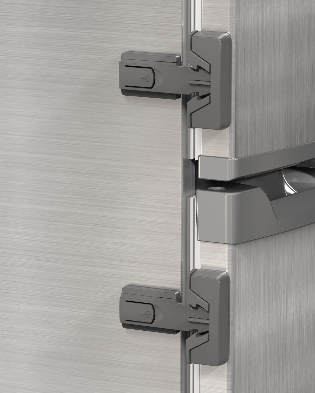Child Safety Fridge Lock – Grey, 2-Pack — product image 1