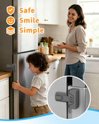 Child Safety Fridge Lock – Grey, 2-Pack — product image 2