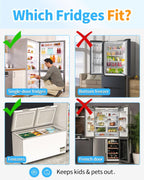 Child Safety Fridge Lock – Grey, 2-Pack — product image 7