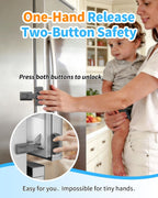 Child Safety Fridge Lock – White, 2-Pack — product image 4