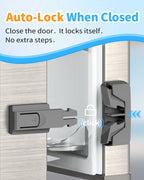 Child Safety Fridge Lock – White, 2-Pack — product image 5