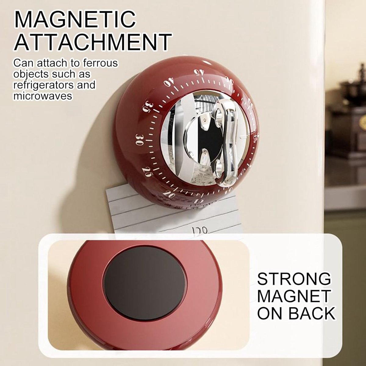 Kids' Countdown Learning Timer — Red — product image 5
