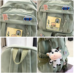 Kids' Backpack with Accessories — Green, 43 × 31 cm — product image 3
