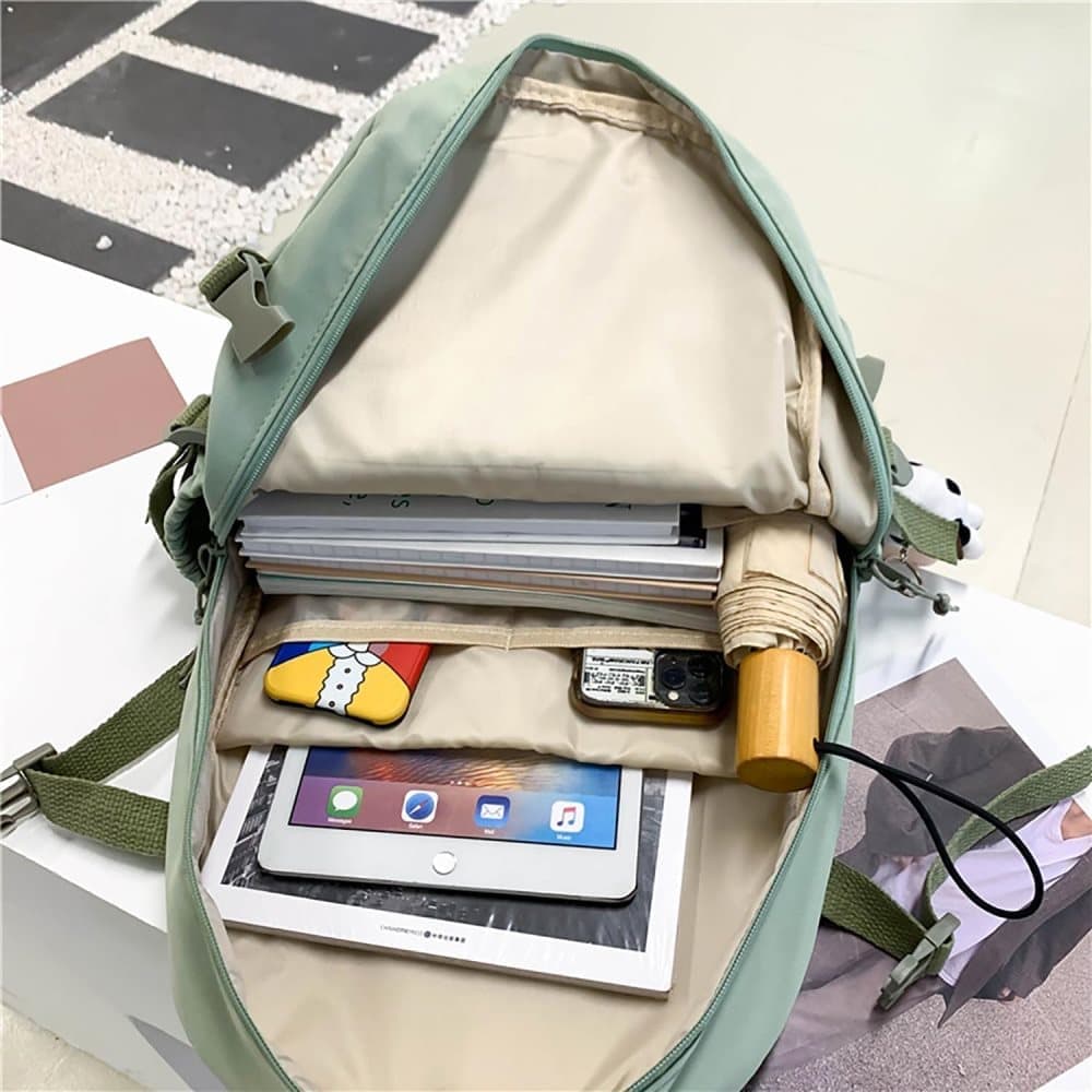 Kids' Backpack with Accessories — Black, 43 × 31 cm — product image 5