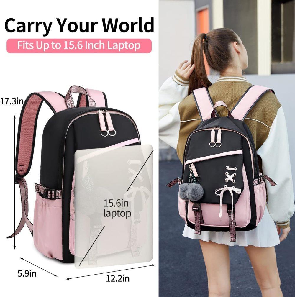 Kids' School Backpack — Pink — product image 2
