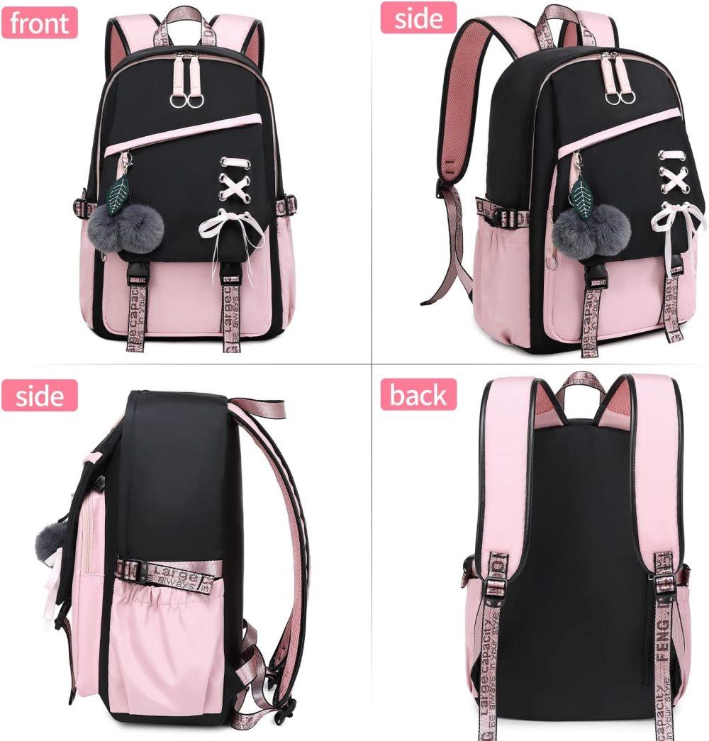 Kids' School Backpack — Pink — product image 3