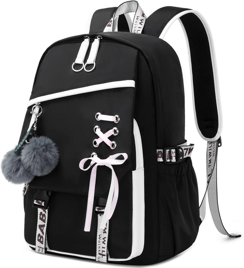 Kids' School Backpack — Black — product image 1