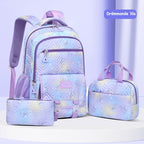 School Backpack, Lunch Bag & Pencil Case — Purple, 3-Piece Set — product image 2