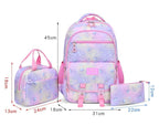 School Backpack, Lunch Bag & Pencil Case — Purple, 3-Piece Set — product image 6
