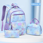 School Backpack, Lunch Bag & Pencil Case — Blue, 3-Piece Set — product image 2