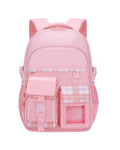 School Backpack with Compartments — Pink, 15.6 Inch — product image 1