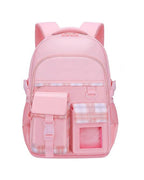 School Backpack with Compartments — Pink, 15.6 Inch — product image 1
