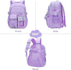 School Backpack with Compartments — Pink, 15.6 Inch — product image 2