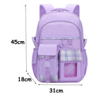 School Backpack with Compartments — Pink, 15.6 Inch — product image 3