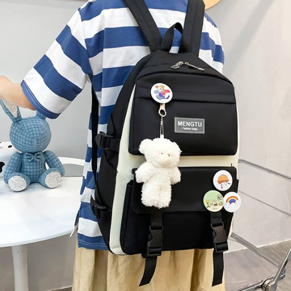 School Backpack Set — Blue, 5 Pieces — product image 4