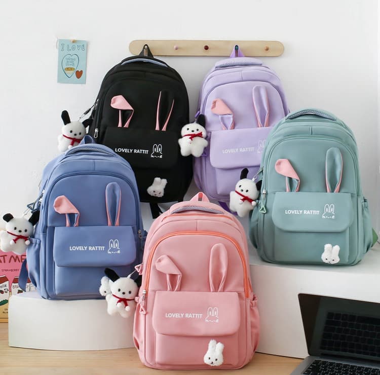 Rabbit Ears School Backpack Set — Purple, 4 Pieces — product image 2