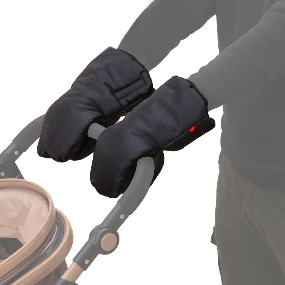 Padded Pram Hand Muff — Black — product image 1