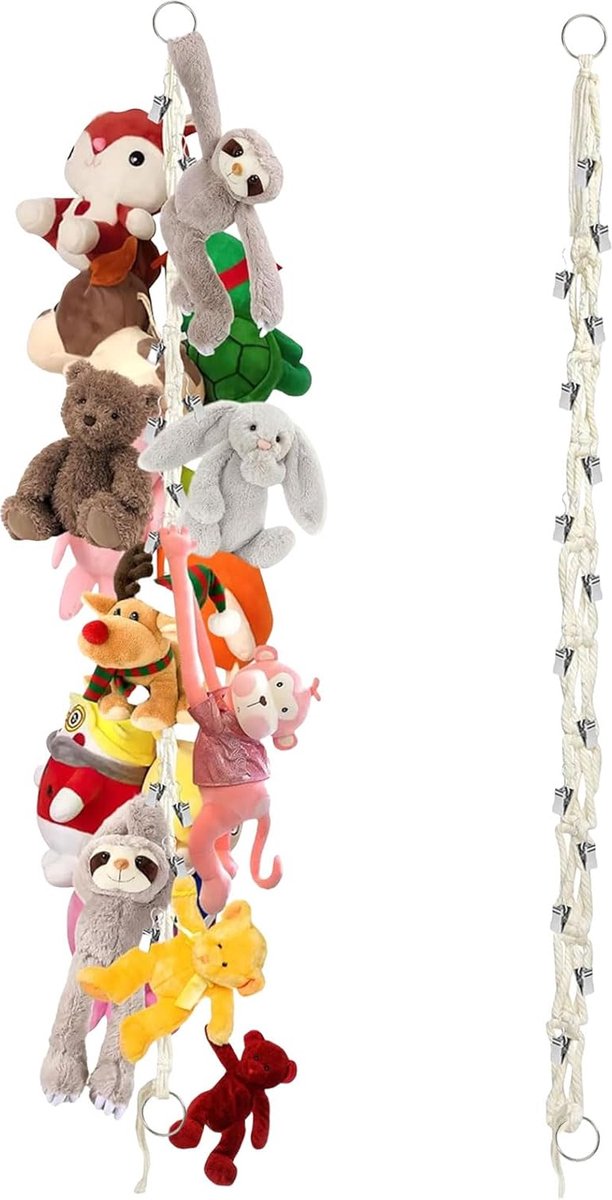 Hanging Plush Toy Storage Chains — 2-Piece Set — product image 1