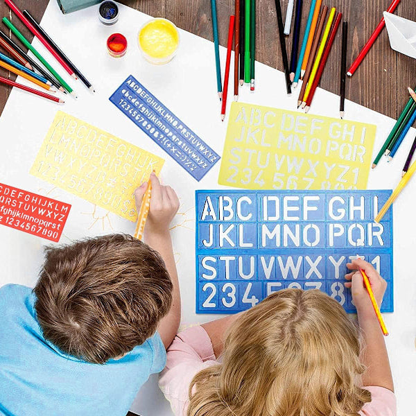 Letter & Number Stencils — 4-Piece Set — product image 2