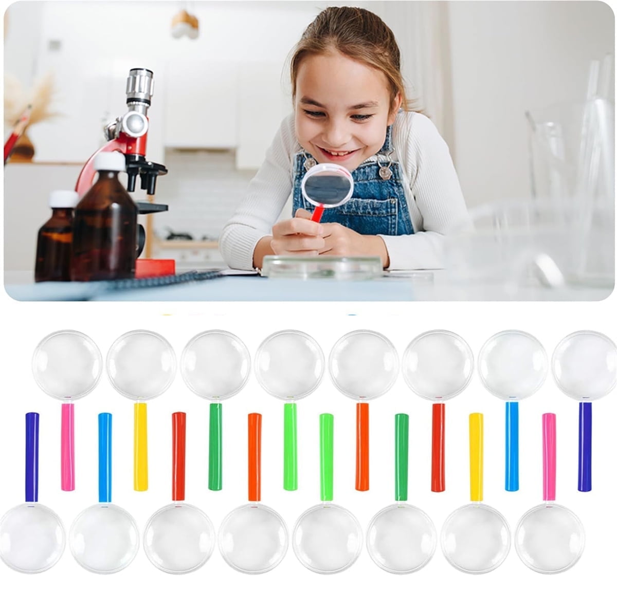 Mini Magnifying Glasses — 20-Pack, 4 Inch — product image 1