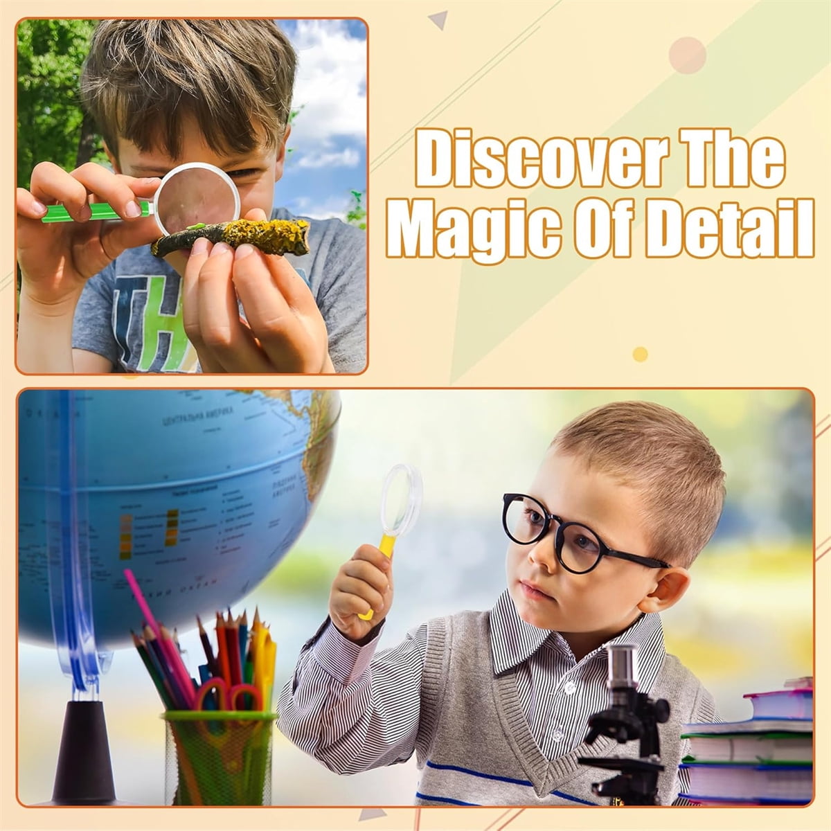 Mini Magnifying Glasses — 20-Pack, 4 Inch — product image 3