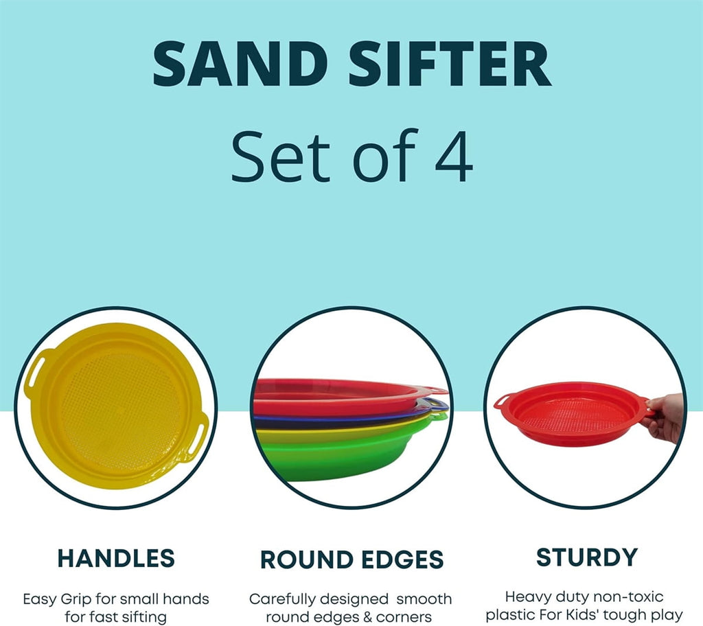 Plastic Sand Sifters — 4-Pack — product image 5