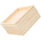 Wooden Puzzle & Building Block Storage Boxes — 4-Piece Set — product image 1