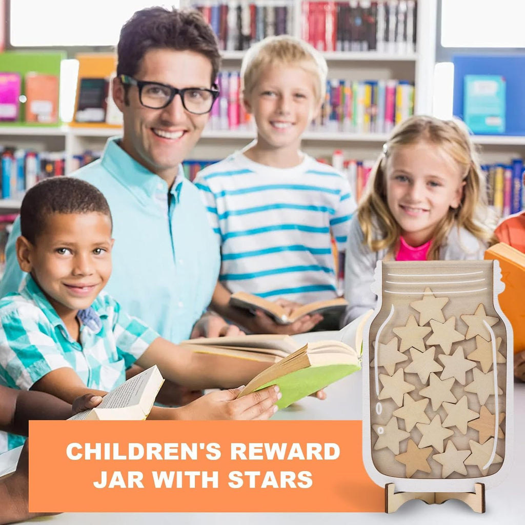 Kids Reward Jar Board – Stars & Dinosaurs — product image 2
