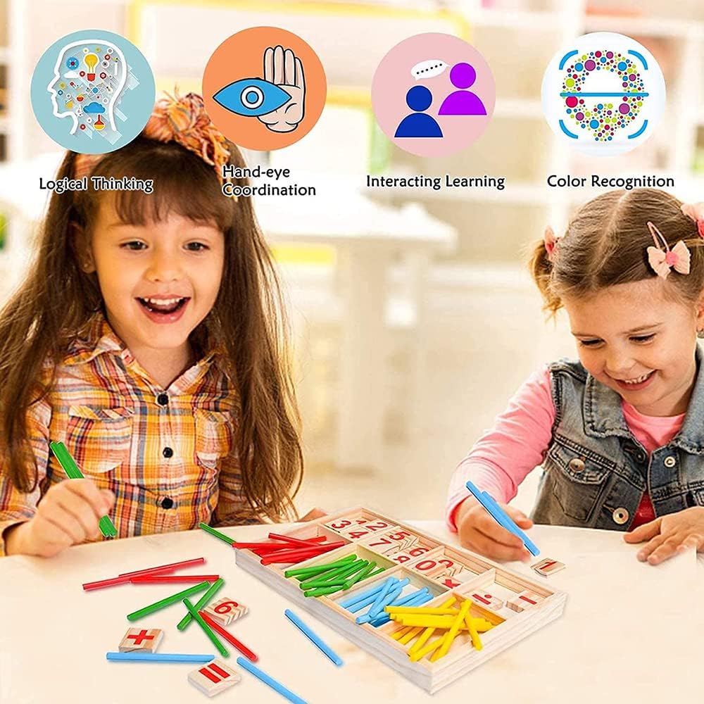 Wooden Counting Sticks & Number Blocks — product image 2