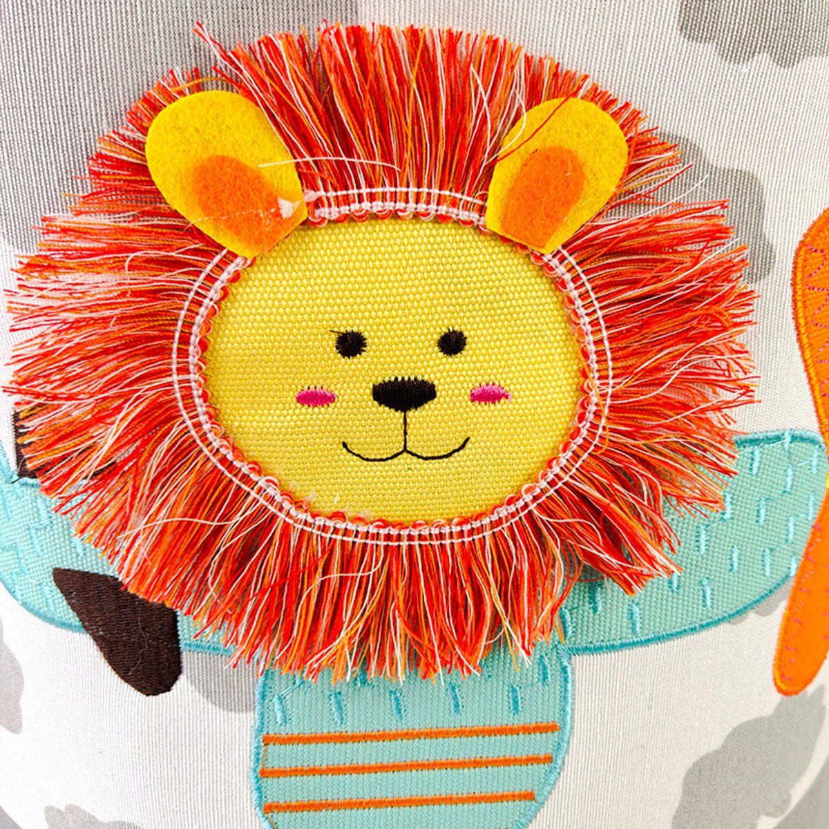 3D Lion Canvas Toy Storage Basket – 35 × 40cm — product image 2
