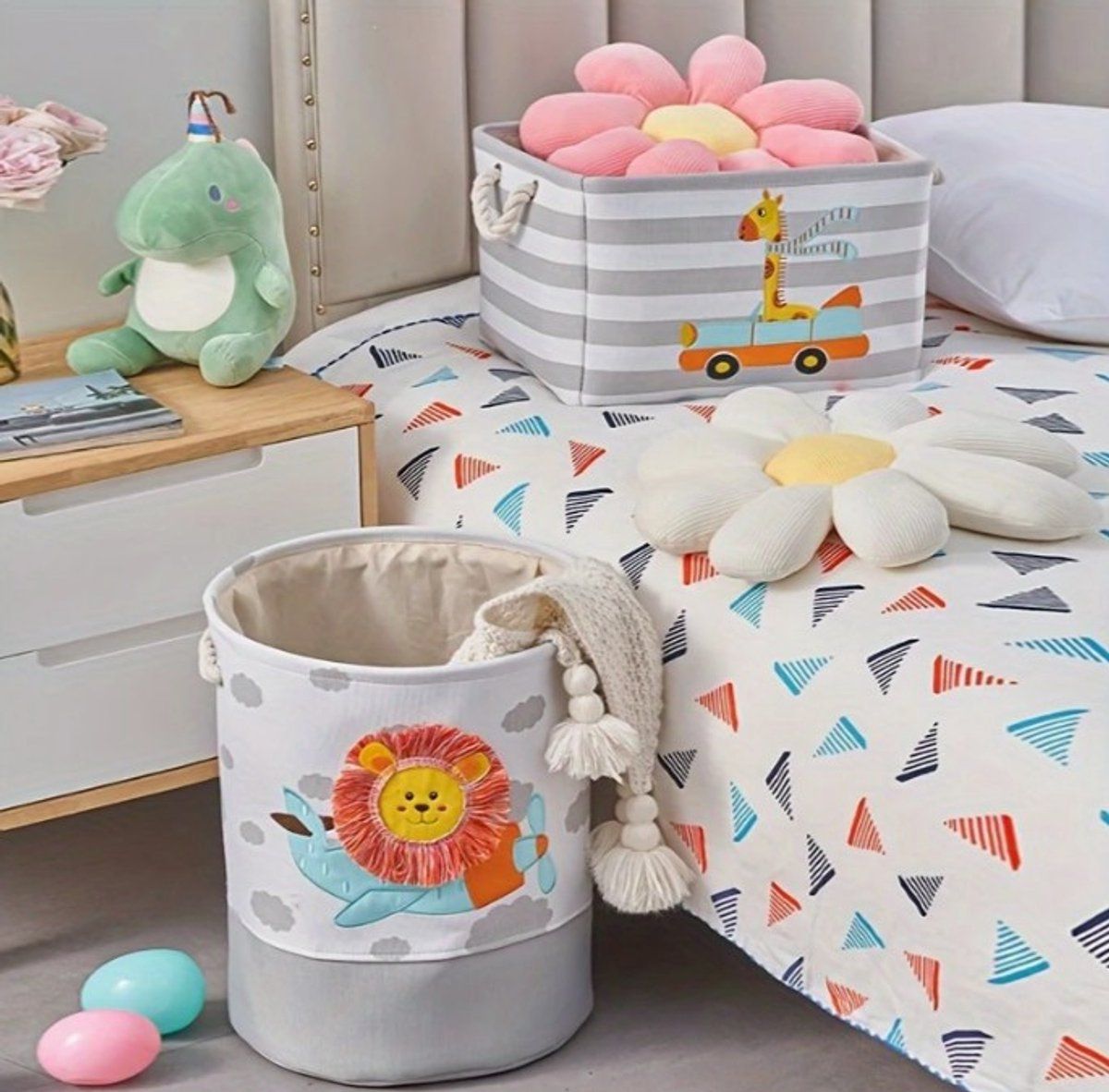 3D Lion Canvas Toy Storage Basket – 35 × 40cm — product image 5