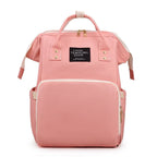 Nylon Backpack with Separate Wet & Dry Sections — Pink — product image 1