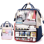 Nylon Backpack with Separate Wet & Dry Sections — Pink — product image 7