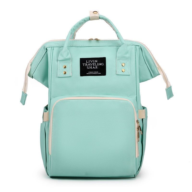 Nylon Backpack with Separate Wet & Dry Sections — Green — product image 1