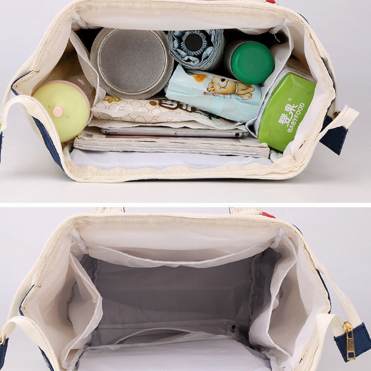 Nylon Backpack with Separate Wet & Dry Sections — Light Purple — product image 6