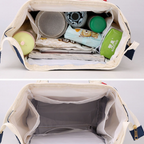 Nylon Backpack with Separate Wet & Dry Sections — Light Purple — product image 6