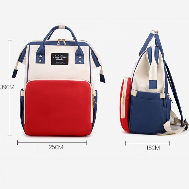 Nylon Backpack with Separate Wet & Dry Sections — Light Purple — product image 10