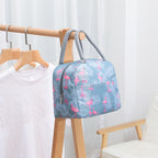 Insulated Flamingo Lunch Bag — Grey — product image 6
