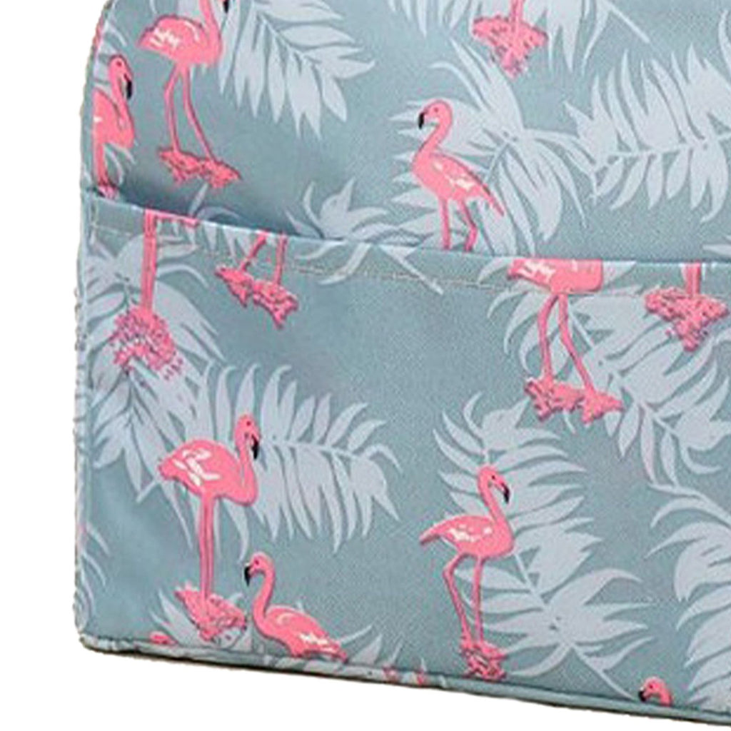 Insulated Flamingo Lunch Bag — Grey — product image 8