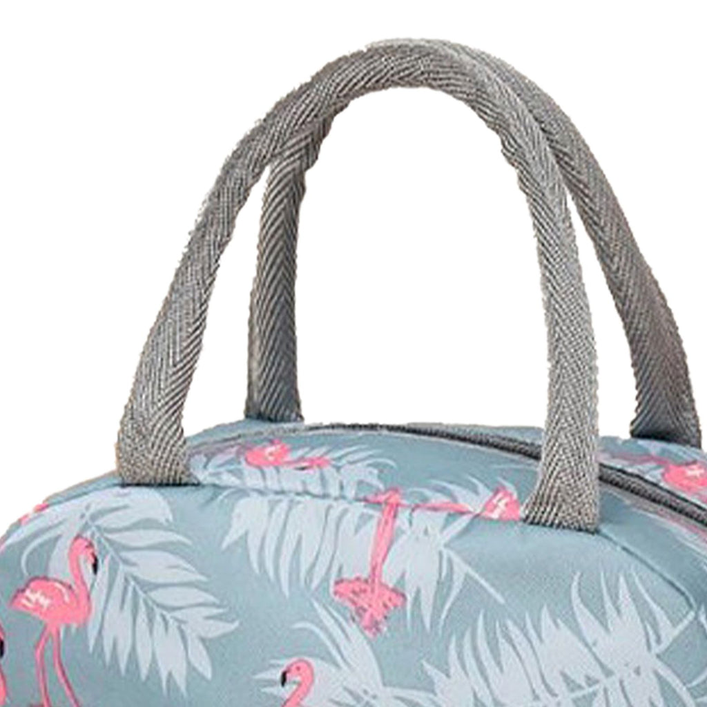 Insulated Flamingo Lunch Bag — Grey — product image 9