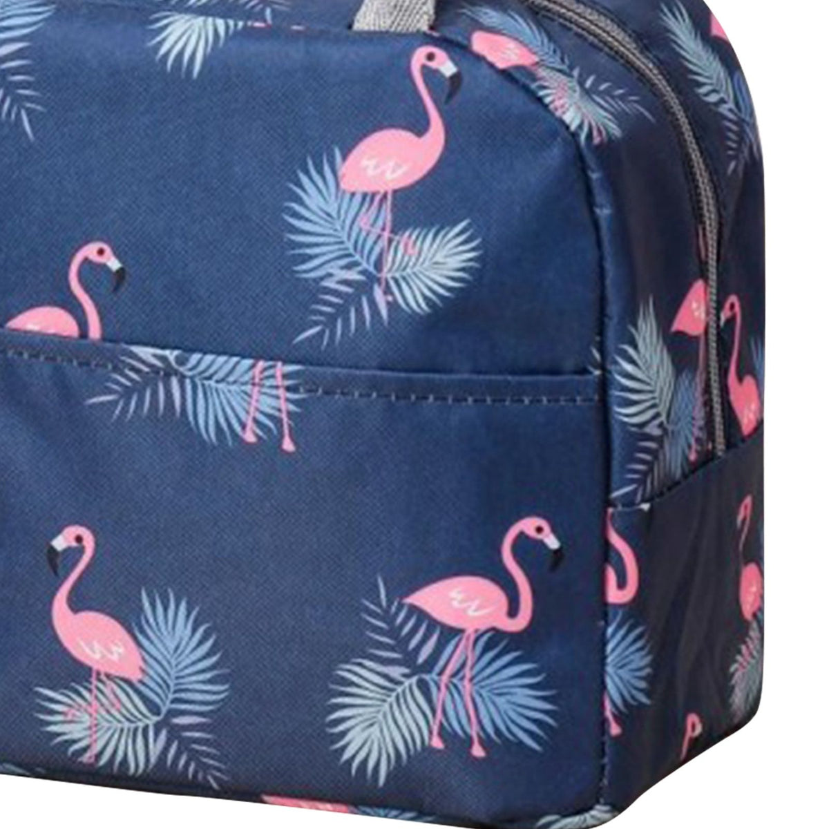 Insulated Flamingo Lunch Bag — Navy Blue — product image 7