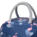 Insulated Flamingo Lunch Bag — Navy Blue — product image 9