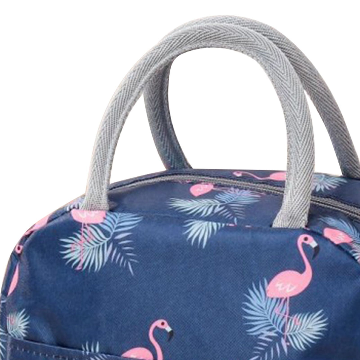 Insulated Flamingo Lunch Bag — Navy Blue — product image 9