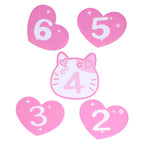 Pink Number Hopscotch Floor Stickers – 10 Numbers — product image 14
