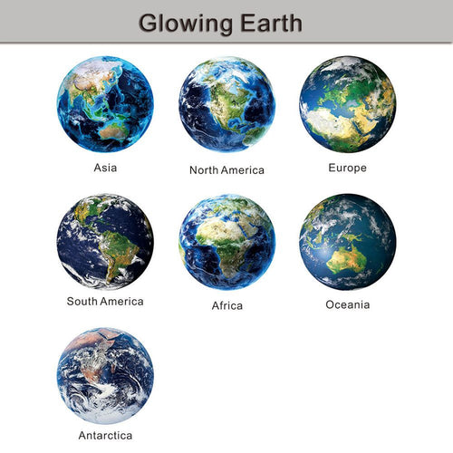 30cm Glow-in-the-Dark Earth Wall Sticker — product image 2