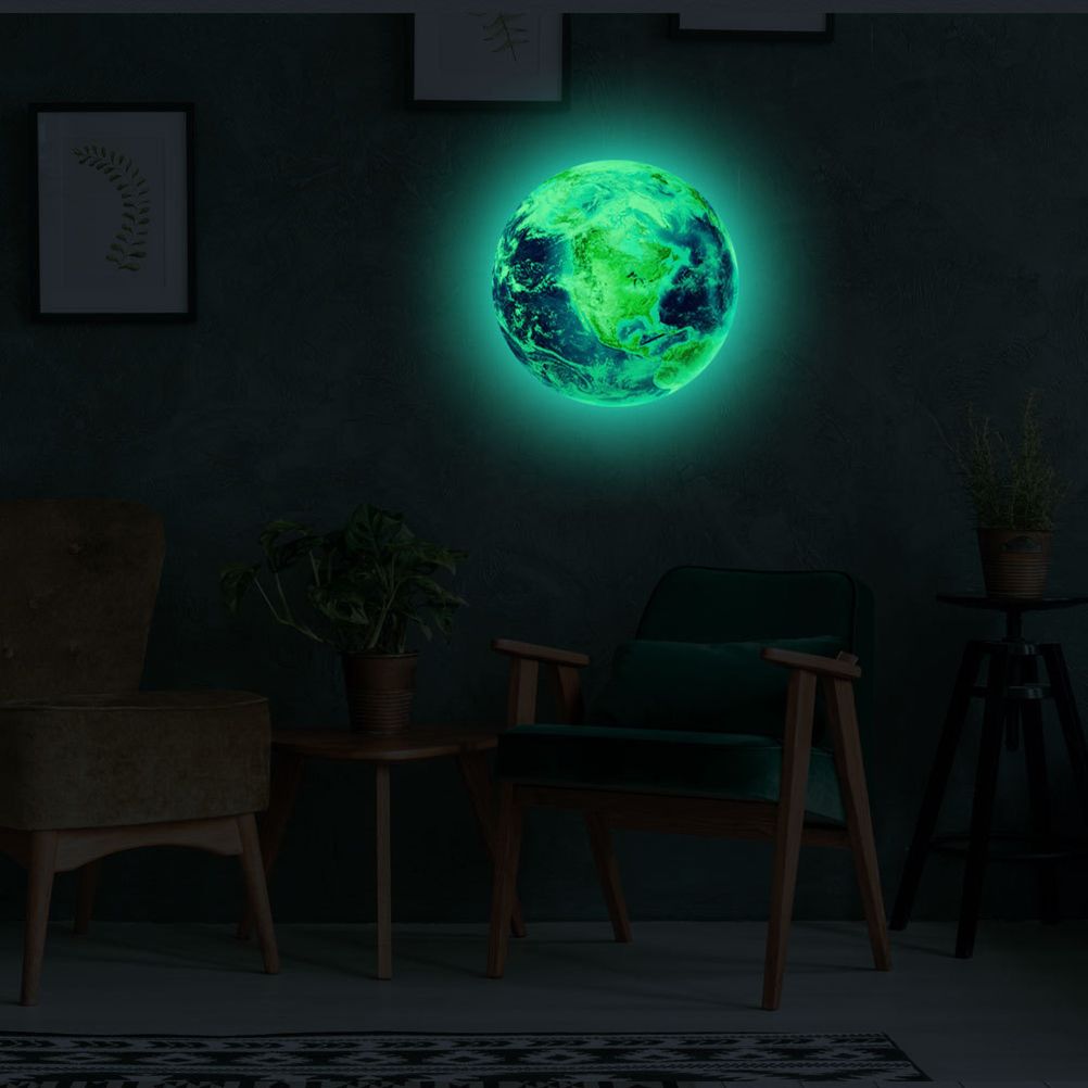 30cm Glow-in-the-Dark Earth Wall Sticker — product image 6