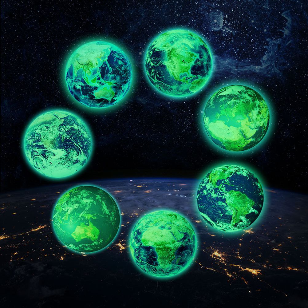 30cm Glow-in-the-Dark Earth Wall Sticker — product image 7