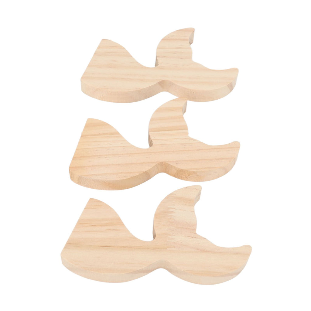 Wooden Whale & Fish Craft Shapes — 3-Piece Set — product image 1